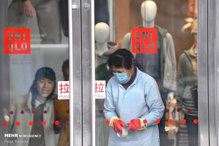 تصاویر قرنطینه مردم شهر ووهان چین,عکس های قرنطینه مردم شهر ووهان چین,تصاویر شیوع ویروس کرونا در چین