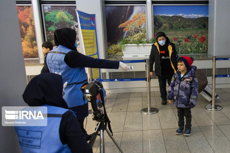 تصاویر پالایش مسافران چینی از کرونا در فرودگاه امام,عکس های پالایش مسافران چینی از کرونا در فرودگاه امام,تصاویر مسافران ورودی چین