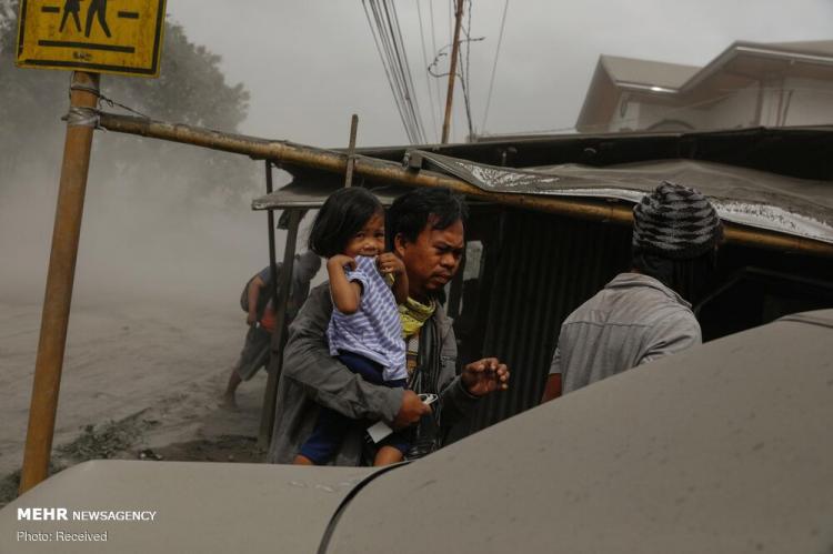 تصاویر فوران مرگبارترین آتشفشان‌های فیلیپین,عکس های فوران مرگبارترین آتشفشان‌های فیلیپین,تصاویر فوران آتشفشان‌ در فیلیپین