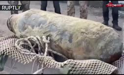 فیلم/ کشف بمب عمل‌نکرده از زمان جنگ جهانی دوم در «ونیز»