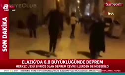 فیلم/ زلزله 6.8 ریشتری در ترکیه