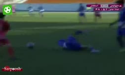 فیلم/ درگیری بازیکنان در دیدار امید استقلال و امید پرسپولیس
