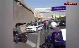 انتشار فیلم قدیمی درگیری مامور راهور با یک شهروند/ پلیس: زن نبود، مرد بود