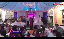 فیلم/ اقدام عجیب پدر داماد، مراسم عروسی را به هم ریخت!