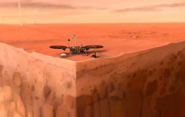 اولین یافتههای مریخنشین اینسایت اولین یافتههای مریخنشین اینسایت,اخبار علمی,خبرهای علمی,نجوم و فضا