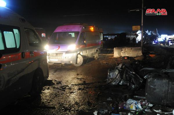 تصادف اتوبوس زوار در سوریه,اخبار حوادث,خبرهای حوادث,حوادث