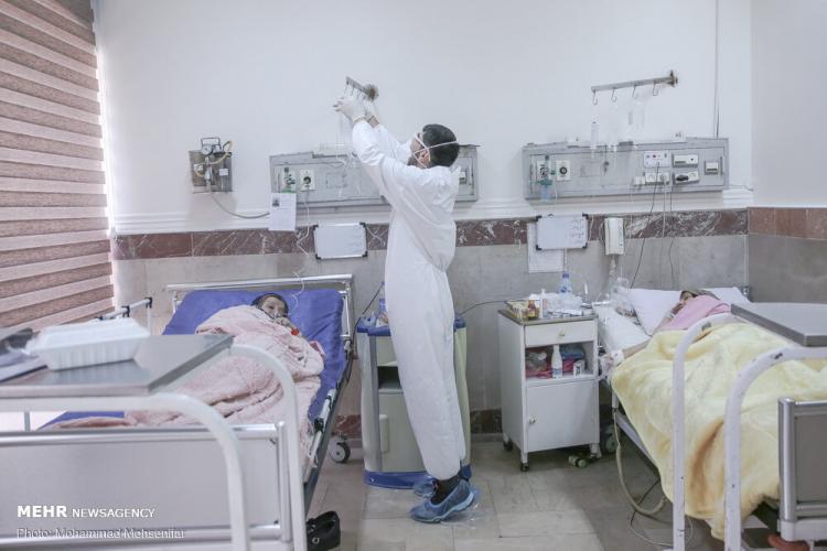 تصاویر بخش ویژه کرونا در بیمارستان هاجر,عکس های بخش ویژه کرونا در بیمارستان هاجر,تصاویر بیمارستان هاجر