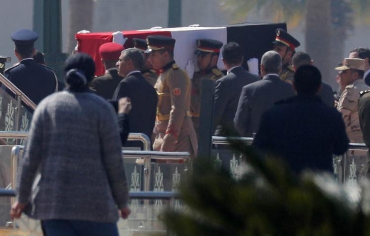 تصاویر مراسم تشییع جنازه حسنی مبارک,عکس های تشییع جنازه حسنی مبارک,تصاویر مراسم حسنی مبارک