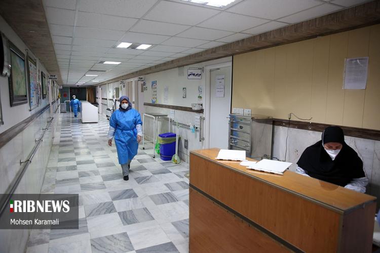 تصاویر شیوع ویروس کرونا در کشور,عکس های بیمارستان های ایران,تصاویر بیمارستان کامکار قم
