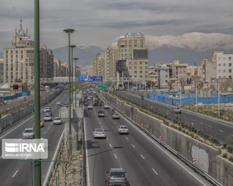 تصاویر وضعیت تهران پس از شیوع کرونا,عکس های وضعیت تهران پس از شیوع کرونا,تصاویر روزهای خلوت پایتخت