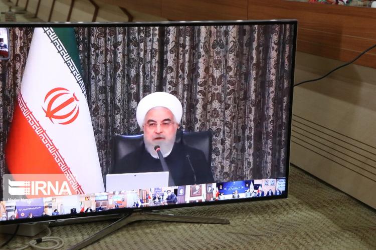 تصاویر ویدیو کنفرانس استاندار هرمزگان با حسن روحانی,تصاویر حسن روحانی,عکس های رئیس جمهور ایران