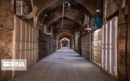 تصاویر بازار تعطیل اصفهان در روزهای کرونا,عکس های تعطیلی بازار اصفهان,تصاویری از بازار اصفهان در روزهای کرونایی