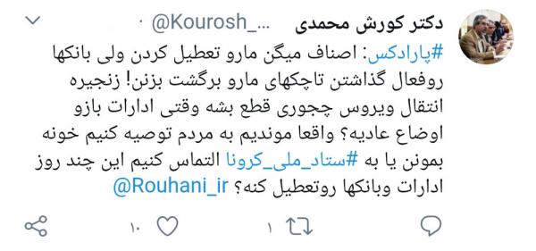 واکنش اعضای شوراهای شهر به عملکرد روحانی در مقابله با کرونا,اخبار سیاسی,خبرهای سیاسی,اخبار سیاسی ایران
