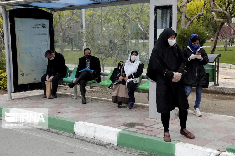 تصاویر طرح فاصله گذاری هوشمند اجتماعی,عکس های طرح فاصله گذاری هوشمند اجتماعی,تصاویر ناوگان اتوبوسرانی تهران