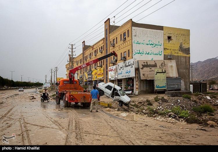 تصاویر/ خسارات سیل در بندر کنگان - بوشهر