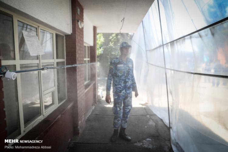 تصاویر پیشگیری از ویروس کرونا,عکس های پایگاه ارتش,تصاویر پیشگیری از کرونا در پایگاه ارتش