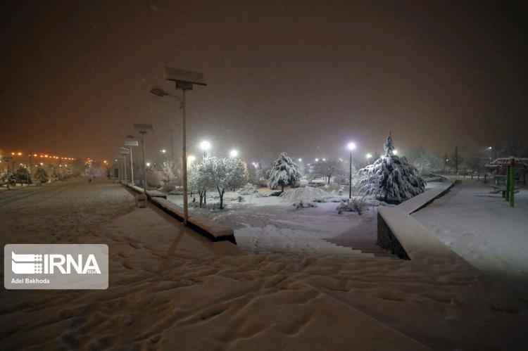 تصاویر بارش برف بهاری در همدان و مازندران,عکس های بارش برف در همدان,عکس های بارش برف در مازندران