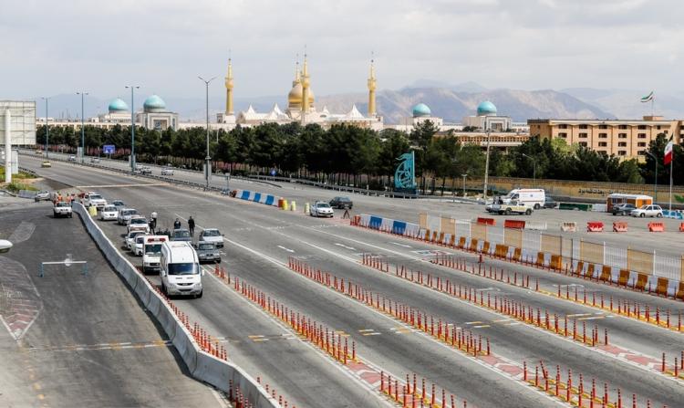 تصاویر جلوگیری از ورود خودروهای غیربومی به تهران تصاویر جلوگیری از ورود خودروهای غیربومی به تهران,عکس های طرح فاصله گذاری اجتماعی,تصاویر اتوبان تهران قم در روزهای کرونایی
