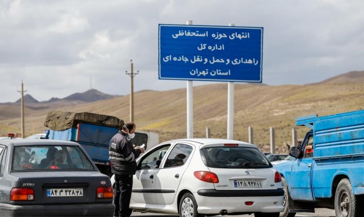 تصاویر جلوگیری از ورود خودروهای غیربومی به تهران تصاویر جلوگیری از ورود خودروهای غیربومی به تهران,عکس های طرح فاصله گذاری اجتماعی,تصاویر اتوبان تهران قم در روزهای کرونایی