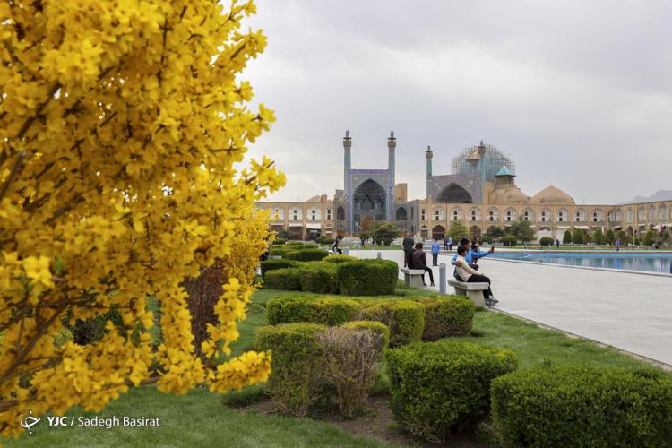 تصاویر بهار 99 در اصفهان,عکس های نوروز 99 اصفهان,تصاویری از شهر اصفهان در عید نوروز 99