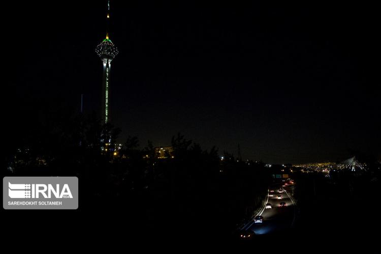 تصاویر ترافیک شبانه در تهران,عکس های ترافیک شهری,تصاویر تردد در تهران