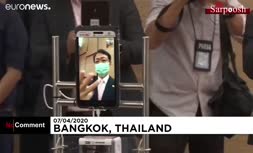 فیلم/ «پینتو» رباتی برای توزیع غذا و دارو به بیماران کرونا در تایلند