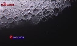 فیلم/ پرسه دو شی پرنده ناشناس روی ماه!
