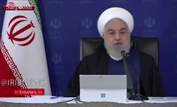 فیلم/ پاسخ روحانی به کنایه‌های قالیباف و میرسلیم