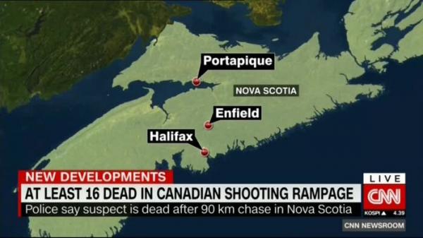 شمار قربانیان تیراندازی مرگبار در کانادا,اخبار سیاسی,خبرهای سیاسی,اخبار بین الملل