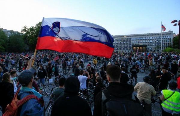 تظاهرات در اسلوونی,اخبار سیاسی,خبرهای سیاسی,اخبار بین الملل