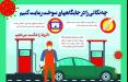 اینفوگرافیک/ چه نکاتی را باید در جایگاههای سوخت رعایت کنیم؟ اینفوگرافیک رعایت نکات بهداشتی در جایگاههای سوخت