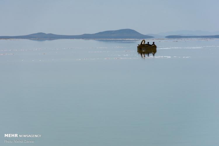 تصاویر دست طبیعت حامی احیا دریاچه ارومیه,عکس های دریاچه ارومیه,تصاویری از دریاچه ارومیه در اردیبهشت 99