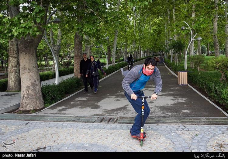 تصاویر بازگشایی بوستانها و پارک ها,عکس های باز شدن پارک های تهران,عکس های بازگشایی پارک های تهران