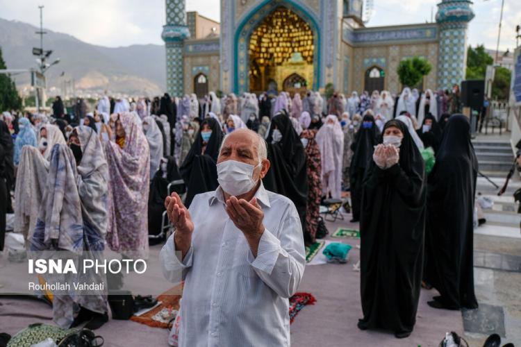 تصاویر اقامه نماز عید سعید فطر,عکس های نماز عید فطر,تصاویری از نماز عید فطر در تهران