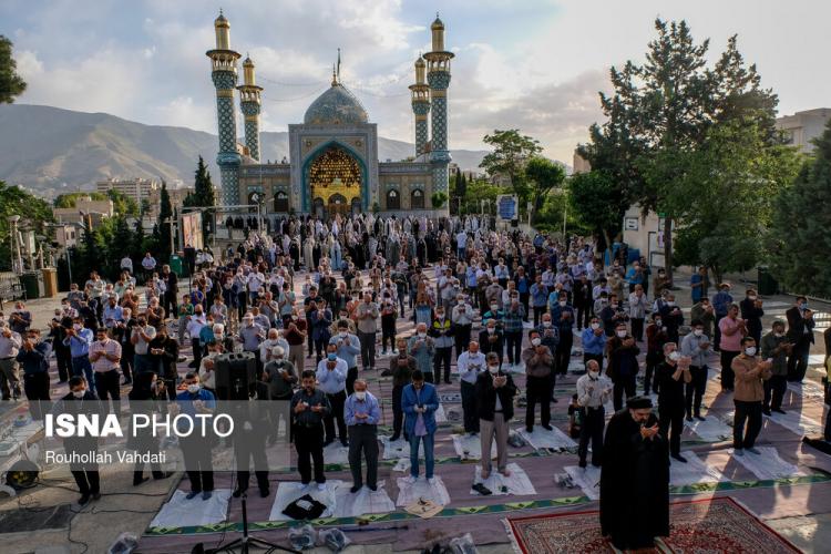 تصاویر اقامه نماز عید سعید فطر,عکس های نماز عید فطر,تصاویری از نماز عید فطر در تهران