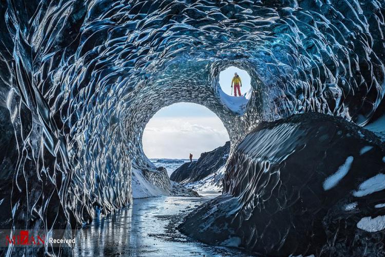 تصاویر غار یخی ایسلند,عکس های غار یخی ایسلند,تصاویری از غار یخی در ایسلند