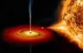 سیاه چاله ای در حال انتشار مواد داغ به فضا,اخبار علمی,خبرهای علمی,نجوم و فضا
