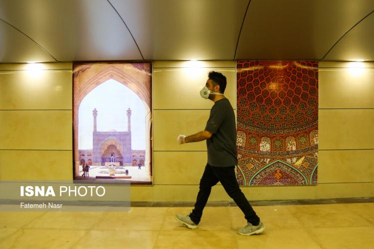تصاویر آغاز به کار مجدد مترو اصفهان,عکس های مترو اصفهان,تصاویری از بارگشایی دوباره مترو اصفهان