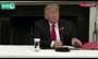 فیلم/ موبایل‌بازی ترامپ در جلسه مقابله با کرونا