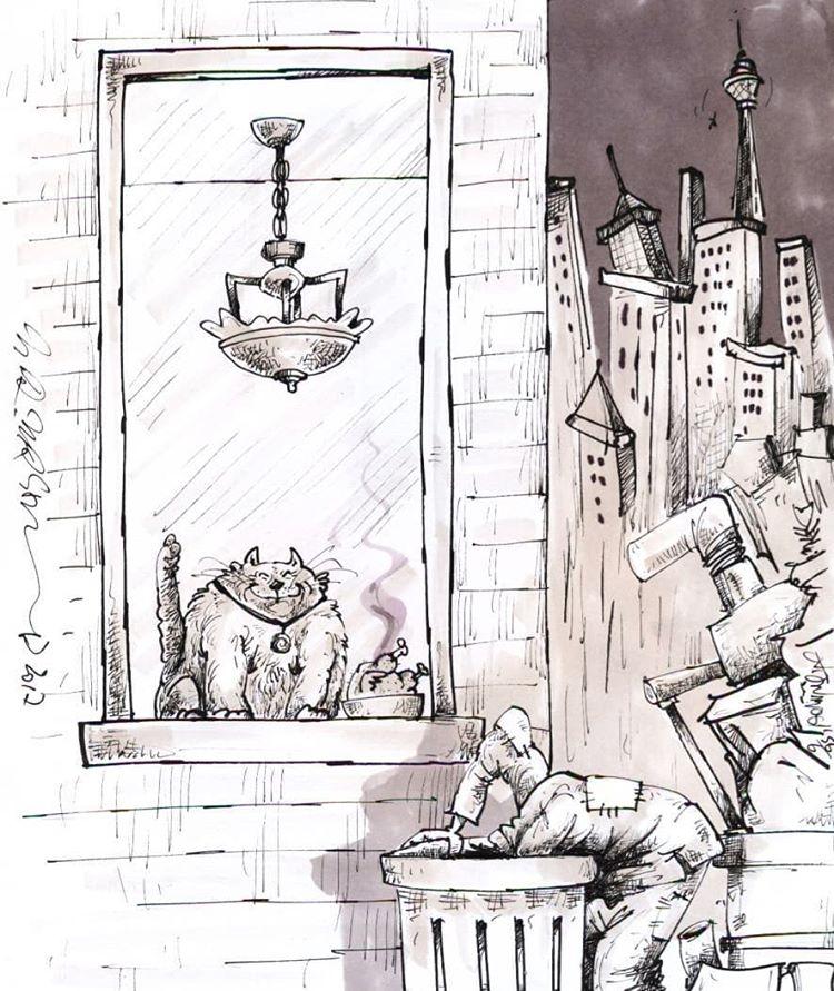 کاریکاتور در مورد فاصله طبقاتی در جامعه کرونازده,کاریکاتور,عکس کاریکاتور,کاریکاتور اجتماعی