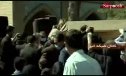 فیلم/ تشییع پیکر محمدعلی کشاورز