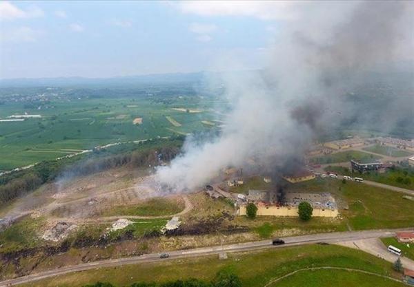 انفجار در کارخانه فشفشه سازی ترکیه,کار و کارگر,اخبار کار و کارگر,حوادث کار 