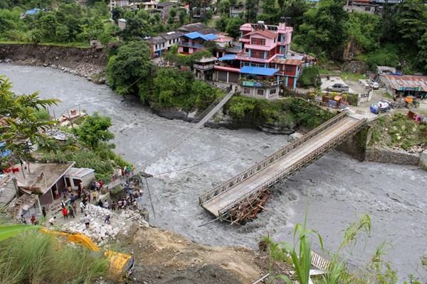 سیل و رانش زمین در نپال,اخبار حوادث,خبرهای حوادث,حوادث طبیعی