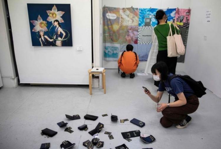 تصاویر نمایشگاه هنر توکیو با قابل سرقت بودن آثار هنری,عکس های نمایشگاه هنر توکیو,تصاویر نمایشگاه هنر توکیو ژاپن