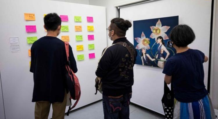 تصاویر نمایشگاه هنر توکیو با قابل سرقت بودن آثار هنری,عکس های نمایشگاه هنر توکیو,تصاویر نمایشگاه هنر توکیو ژاپن