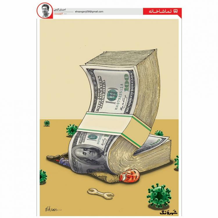 کاریکاتور در مورد قیمت دلار,کاریکاتور,عکس کاریکاتور,کاریکاتور اجتماعی