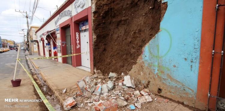 تصاویر زلزله در مکزیک,عکس های زلزله در مکزیک,تصاویری از حوادث مکزیک