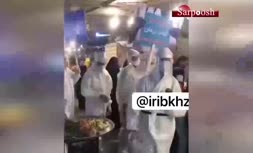 فیلم/ عدم توجه مردم به ویروس کرونا در اهواز