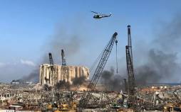 تصاویر ویرانی های به جا مانده از انفجار بیروت,عکس های بیروت بعد از انفجار,تصاویر انفجار در بیروت