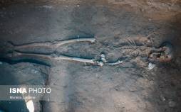 تصاویر کشف اسکلت دوره اشکانی در تپه اشرف اصفهان,عکس های اسکلت دوره اشکانی در تپه اشرف اصفهان,تصاویر اسکلت یک زن متعلق به دوره اشکانیان